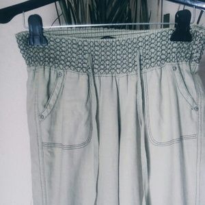 Light Green wide leg pants